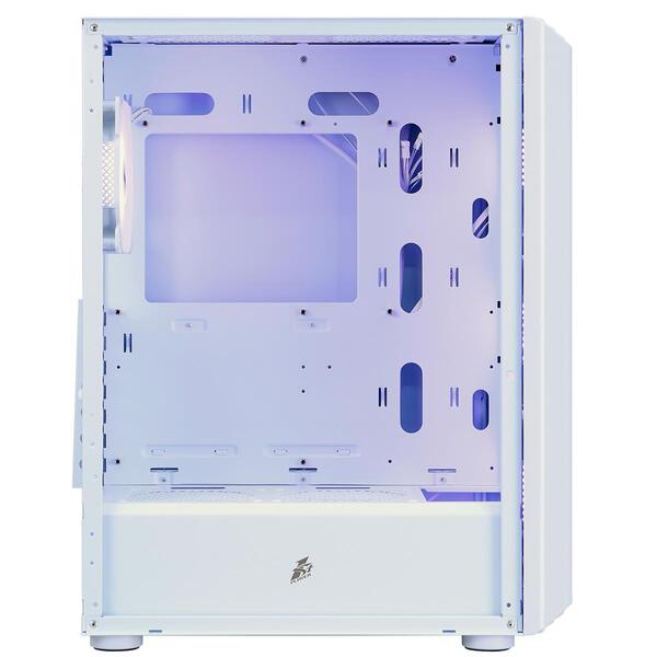 Корпус 1stPlayer H6-WH-4F7-W White без БЖ