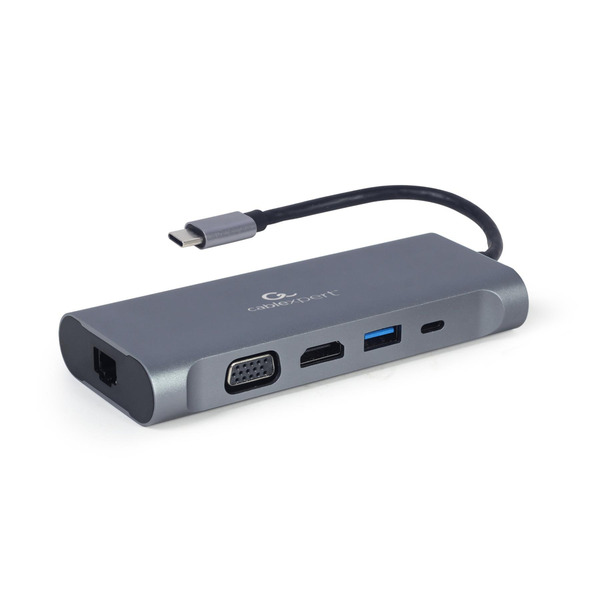 Док станция Cablexpert USB-C 7-в-1 (A-CM-COMBO7-01)