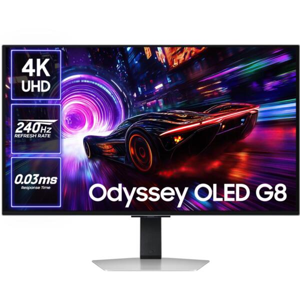 Монітор Samsung 32Odyssey G81SF HDMI, DP, USB-C, Bluetooth, VA, 3840x2160, 240Hz, 0,03ms