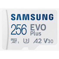 Карта пам'яті Samsung microSD 256GB C10 UHS-I  R130MB/s Evo Plus + SD