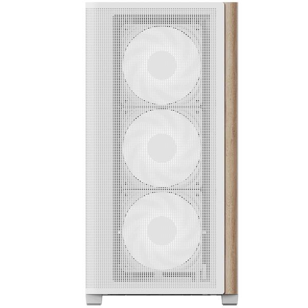 Корпус AeroCool D301A-G-WT-v2 (ACCS-DS03043.21) White без БП