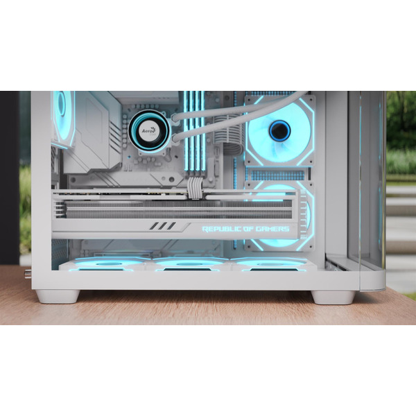Корпус AeroCool P300C-G-WT-v1 (ACCS-PN02033.21) White без БЖ