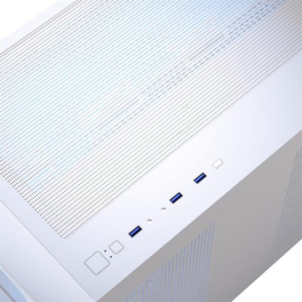 Корпус AeroCool P300C-G-WT-v1 (ACCS-PN02033.21) White без БЖ