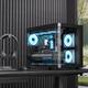 Корпус AeroCool P300C-G-BK-v1 (ACCS-PN02033.11) Black без БП