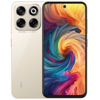 Смартфон ZTE Nubia V70 8/256GB Gold; 6.7" (1600х720) IPS / Unisoc T616 / ОЗУ 8 ГБ / 256 ГБ встроенной + microSD до 2 ТБ / камера 108+2 Мп + 16 Мп / 4G (LTE) / Bluetooth, Wi-Fi / NFC / GPS, A-GPS, GLONASS, Galileo / ОС Android 14.0 / 5000 мАч / золоти
