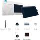 Графічний планшет Huion 10"x6.35" HS611, USB-C, сірий