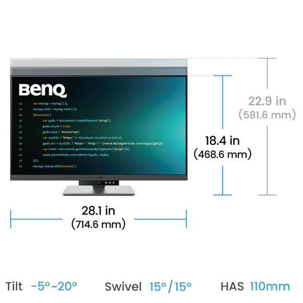 Монітор BenQ RD320U (9H.LMSLA.TBE)