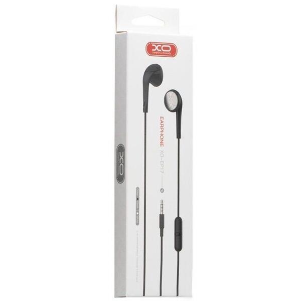 Навушники XO EP17 Music Earphone Black (6920680866571)
