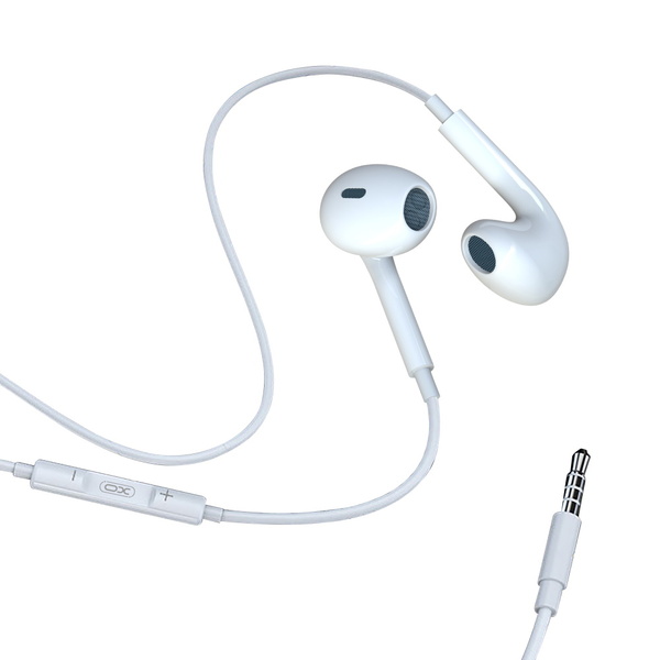Навушники XO EP43 In-ear Earphone White (6920680879175)