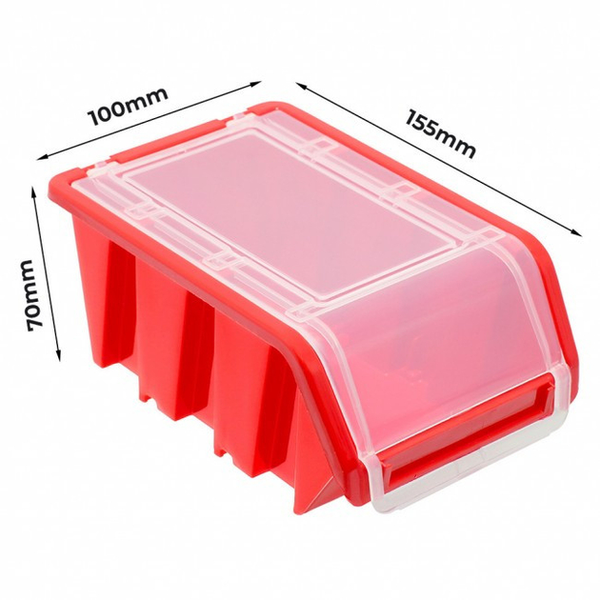 Лоток контейнер з кришкою Kistenberg, 155x100x70мм, KTR16F-3020