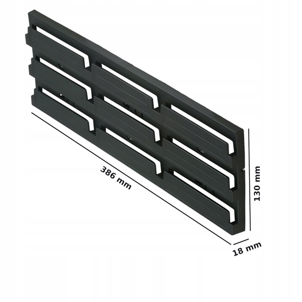 Панель підвісна для інструментів 386х130мм Kistenberg KBBS4013