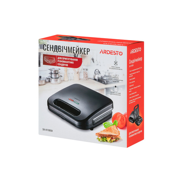 ARDESTO Сэндвичмейкер SM-H110BSN