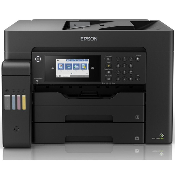 МФУ чернила цветные А3 Epson EcoTank L15150 3222 стр./мин Факс АПД Дуплексный USB Ethernet Wi-Fi 4 чернила Пигмент (C11CH72404)