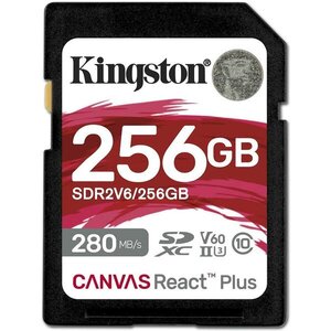 Карта пам`яті Kingston Canvas React Plus SDR2V6/256GB