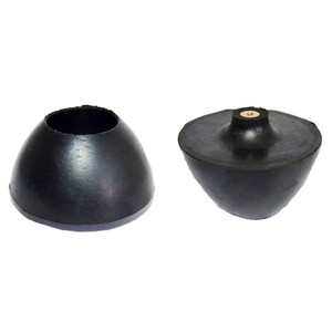 Груша на зливну стійку в бачок унітаза під радянську арматуру 35 х 65 мм гумове латунне різьблення