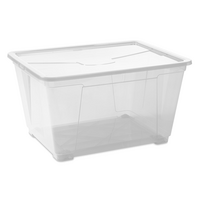 Контейнер Easy 140 л на колесах прозрачный