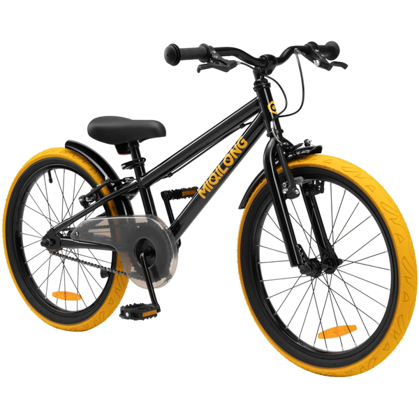 Дитячий велосипед Miqilong ST 20" чорний (RBB-ST20-BLACK)