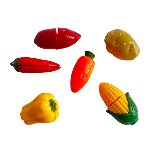 Ігровий набір Beiens Кошик з овочами та фруктами на липучках 25 предметів (B118)