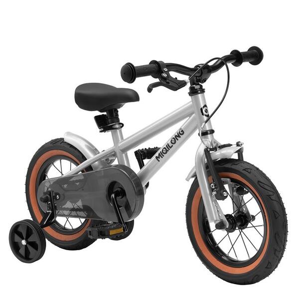 Дитячий велосипед Miqilong ST 12" срібний (RBB-ST12-SILVER)