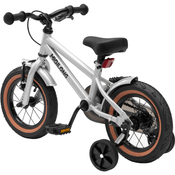 Дитячий велосипед Miqilong ST 12" срібний (RBB-ST12-SILVER)