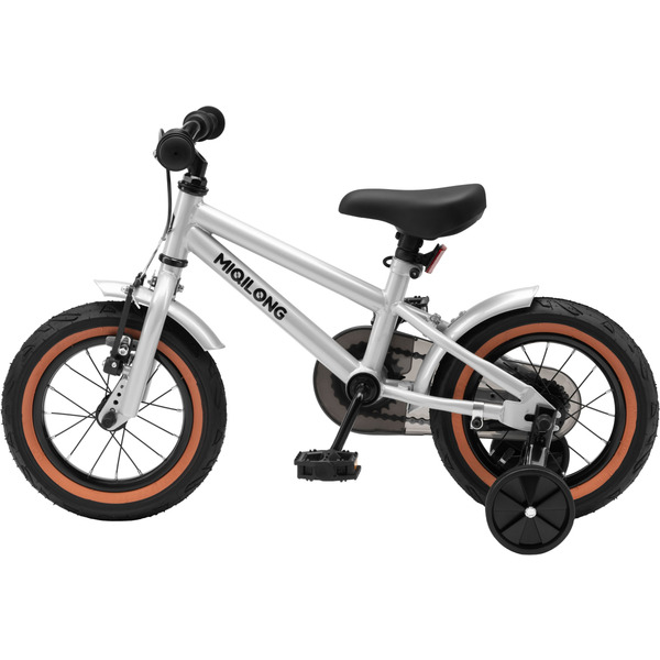 Дитячий велосипед Miqilong ST 12" срібний (RBB-ST12-SILVER)