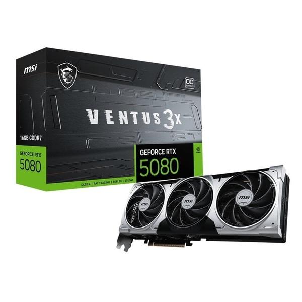 MSI GeForce RTX 5080 16G VENTUS 3X OC PLUS