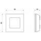 Терморегулятор Danfoss Icon RT IR з інфрачервоним датчиком (088U1082)