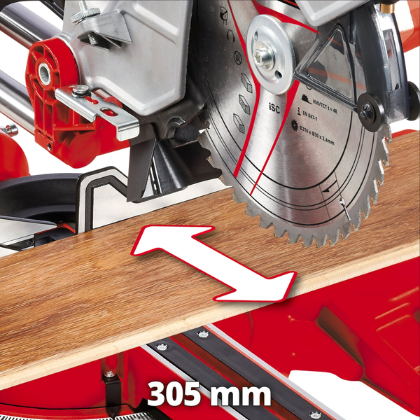 Пила торцювальна з протяжкою Einhell TC-SM 254 (4300385)