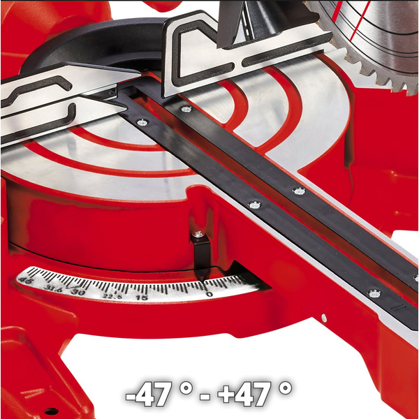 Пила торцювальна з протяжкою Einhell TC-SM 254 (4300385)