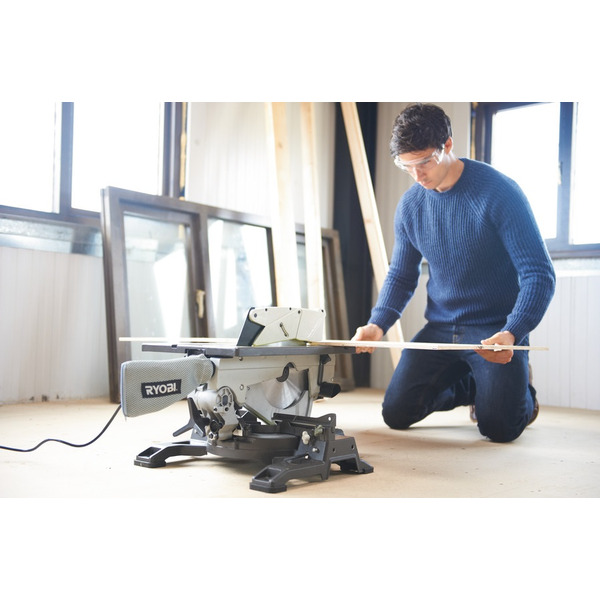 Ryobi Пила торцовочная комбинированная RTMS1800-G, 1800Вт, 254мм, 26.8кг