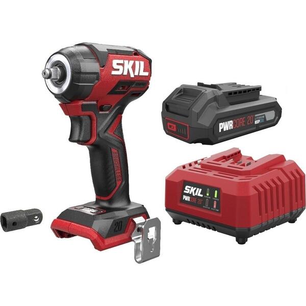 Гайковерт ударний SKIL 3265 CA Compact (SD1E3265CA+BC1E3110AA)