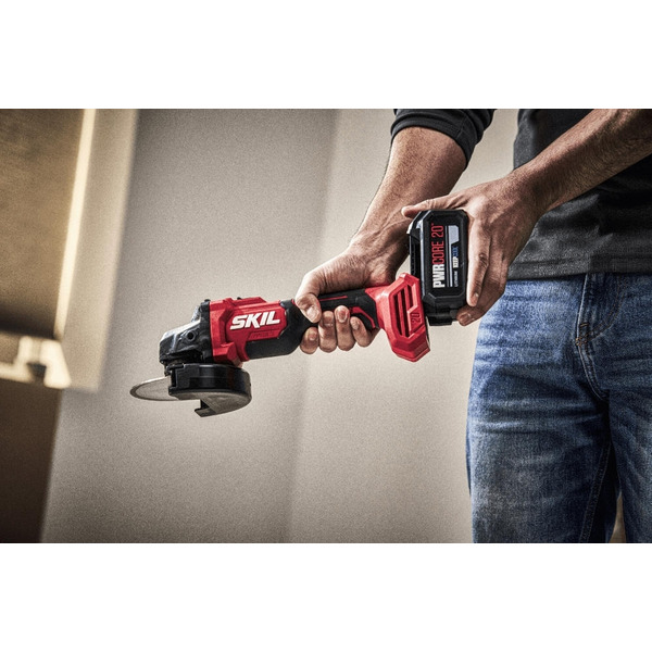 Шліфмашина кутова акумуляторна SKIL 3923 CA 125мм 20В (без АКБ и ЗП), (AG1E3923CA)