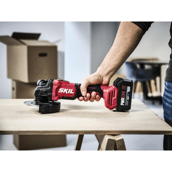 Шліфмашина кутова акумуляторна SKIL 3923 CA 125мм 20В (без АКБ и ЗП), (AG1E3923CA)