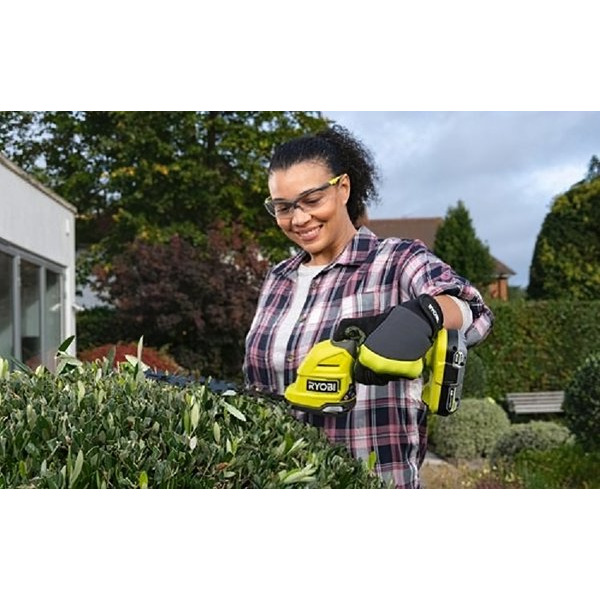 Ножиці для трави Ryobi RY18GSA-0 + насадка-кущоріз, ONE+ 18 В (без АКБ та ЗП), (5133005764)