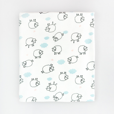 Пелюшка для немовлят інтерлок 80х90 Sheep