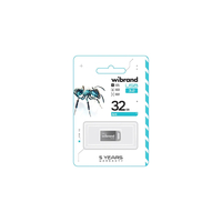 Флешка Wibrand Ant, USB 3.2 Gen 1, 32GB, Silver