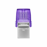 Флешка Kingston DT microDuo 3C, USB 3.2,128GB, Purpule