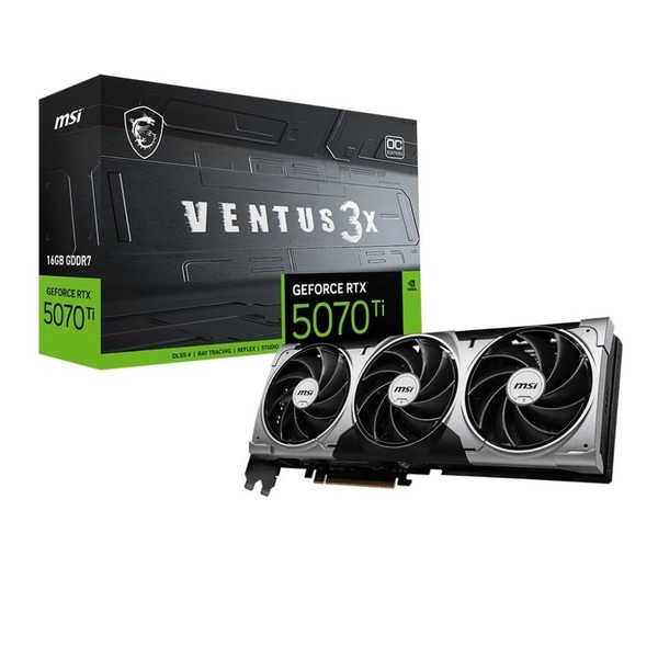 Відеокарта MSI GeForce RTX 5070 Ti 16G VENTUS 3X OC