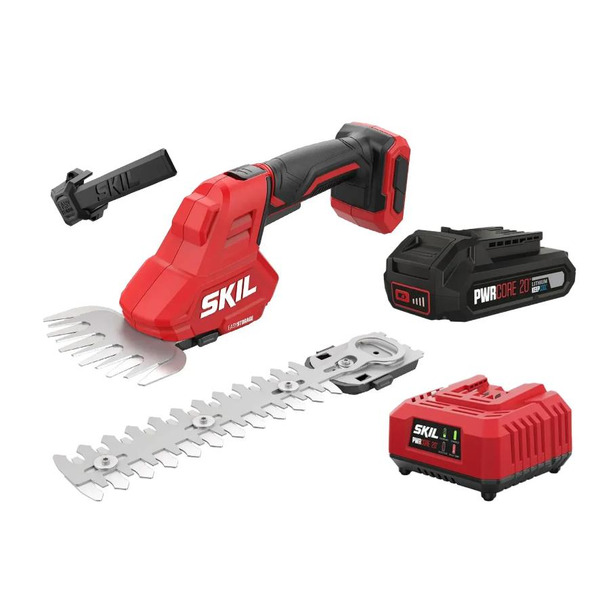 Ножиці для трави акумуляторні SKIL 0630 CA 20В, 1х2.5А·год (GV1E0630CA+BC1E3110AA)