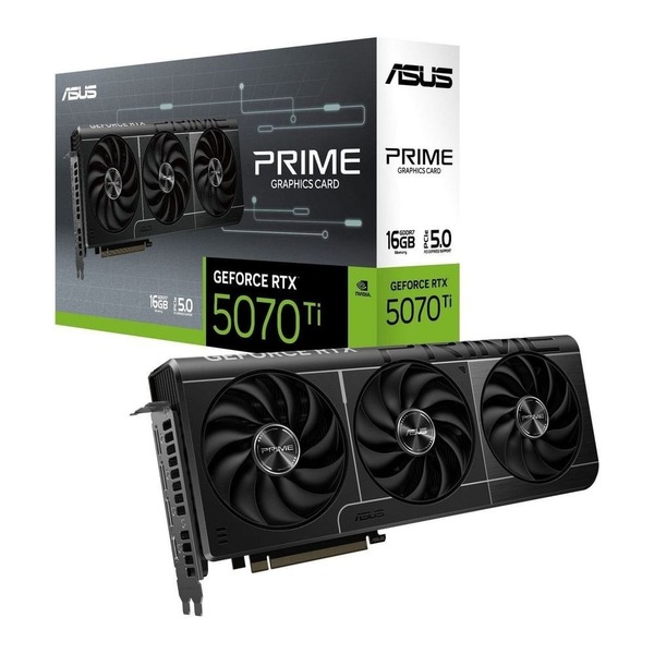 Видеокарта Asus GeForce RTX 5070 Ti 16GB GDDR7 Prime (PRIME-RTX5070TI-16G)