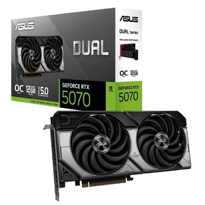 Видеокарта GF RTX 5070 12GB GDDR7 Dual OC Asus (DUAL-RTX5070-O12G)