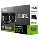 Видеокарта GF RTX 5070 12GB GDDR7 Dual OC Asus (DUAL-RTX5070-O12G)