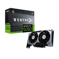 Видеокарта GF RTX 5060 8GB GDDR7 Ventus 2X OC MSI (GeForce RTX 5060 8G VENTUS 2X OC)