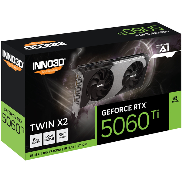 Відеокарта Inno3D GeForce RTX5060 Ti N506T2-08D7-193075N