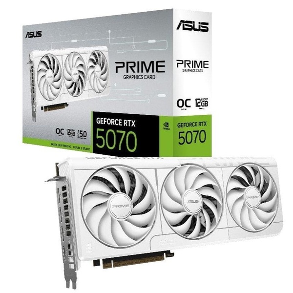 Відеокарта Asus GeForce RTX 5070 PRIME-RTX5070-O12G-WHITE