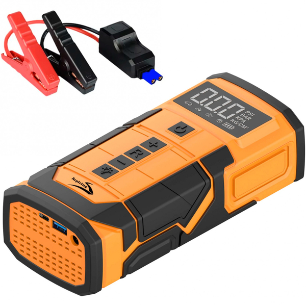 Пускозарядний пристрій Aspiring Jump 3 Power bank 3-в-1 з компресором бездротовий та шнуровий (JM8000PIWC)