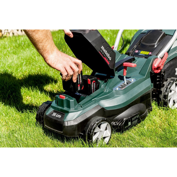 Газонокосарка акумуляторна Metabo RM 36-18 LTX BL 36, Li-Power, 18В 2*5.2Аг (601716650)