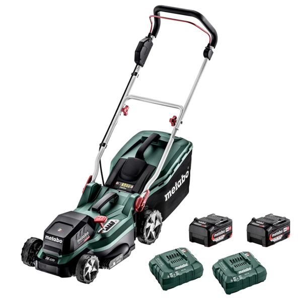 Газонокосарка акумуляторна Metabo RM 36-18 LTX BL 36, Li-Power, 18В 2*5.2Аг (601716650)