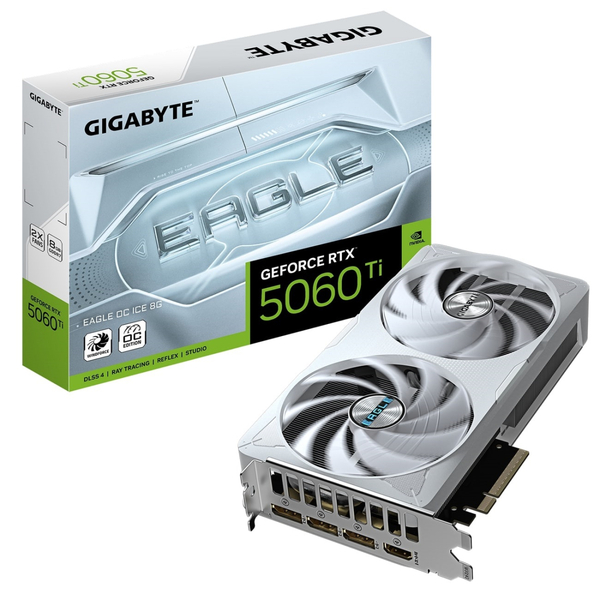 Відеокарта Gigabyte GeForce RTX 5060 Ti GV-N506TEAGLEOC ICE-8GD