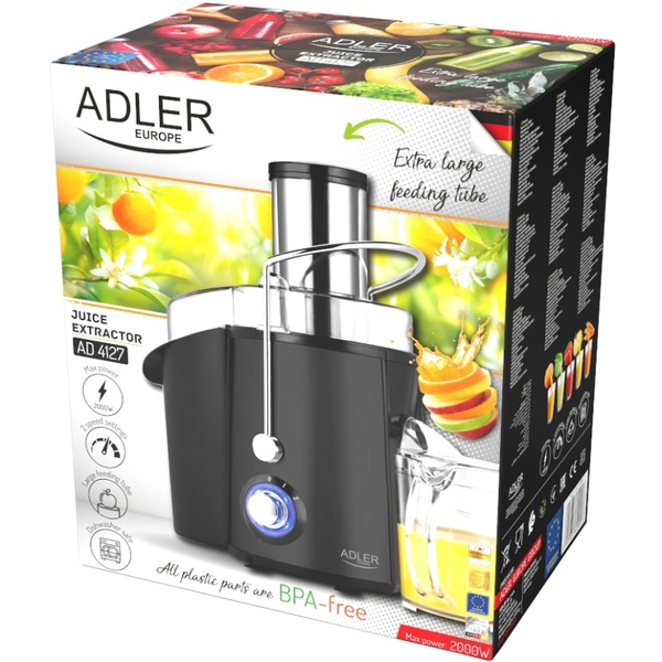 Соковитискач Adler AD 4127 black